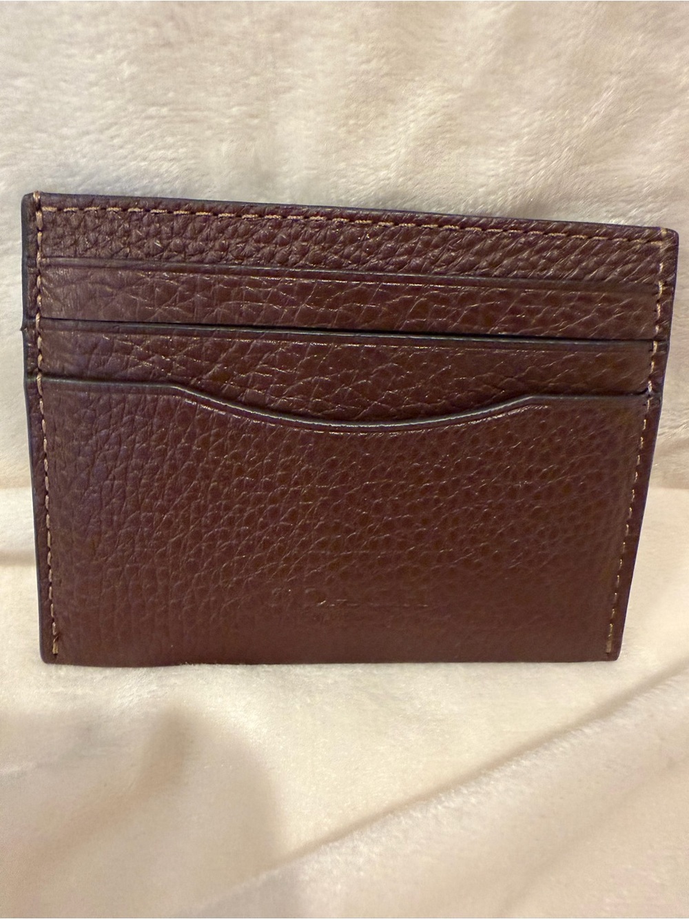 Like New Coach Outlet Slim ID Case - Maple